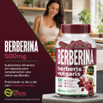 Berberina 120 Cápsulas 500mg Premium - Imagem 3