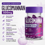 Glucomannan 30 Cápsulas 500mg Premium - Imagem 4