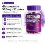 Glucomannan 30 Cápsulas 500mg Premium - Imagem 6